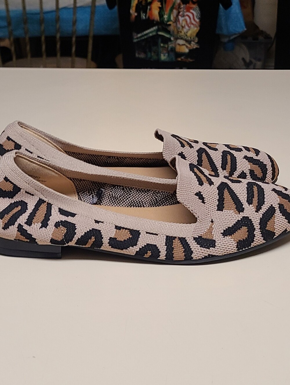 Torrid Leopard stretch knit ballet flats size 8WW - Picture 7 of 10